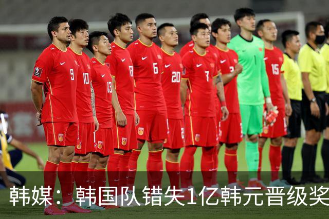 韩媒：韩国队错失1亿韩元晋级奖 但每人仍可拿8000万津贴